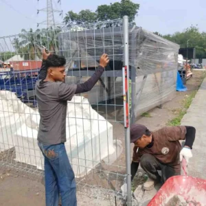 Jasa Pasang Pagar BRC Jakarta Terpasang
